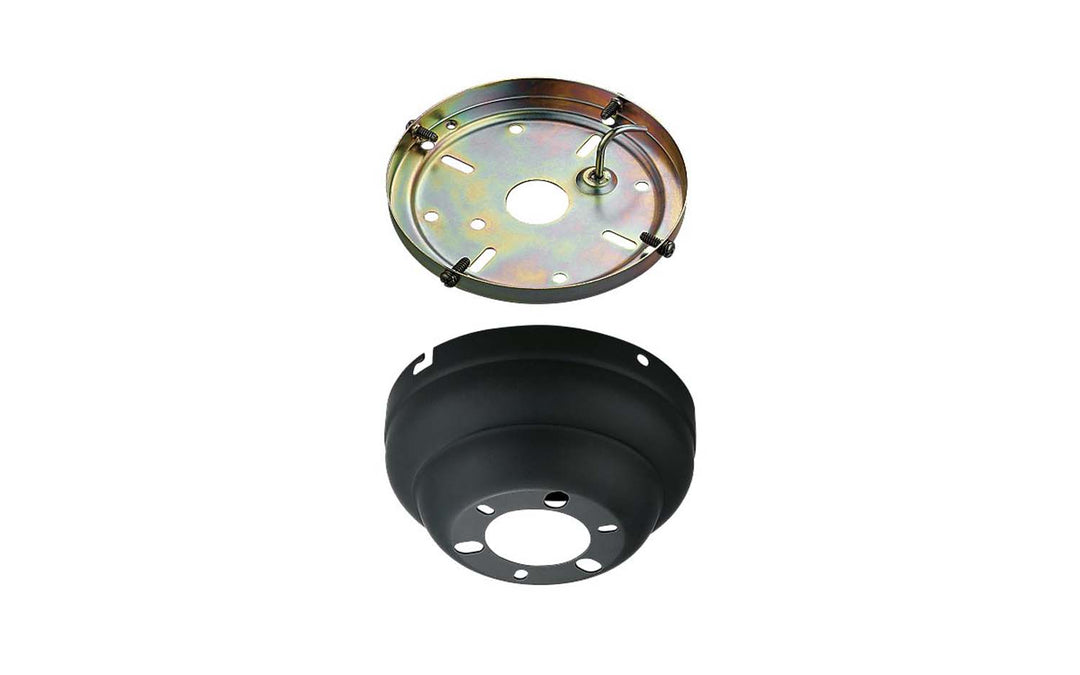 Visual Comfort Fan MC90BK Universal Canopy Kit Flush Mount Canopy Decor Black