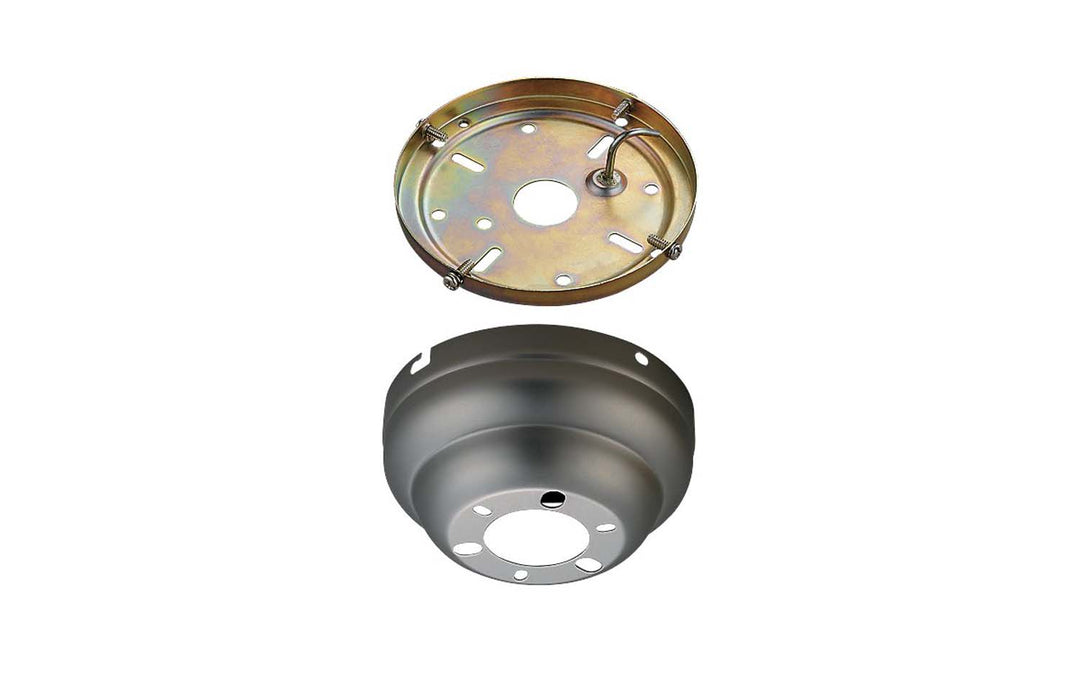 Visual Comfort Fan MC90BP Universal Canopy Kit Flush Mount Canopy Decor Pewter, Nickel, Silver