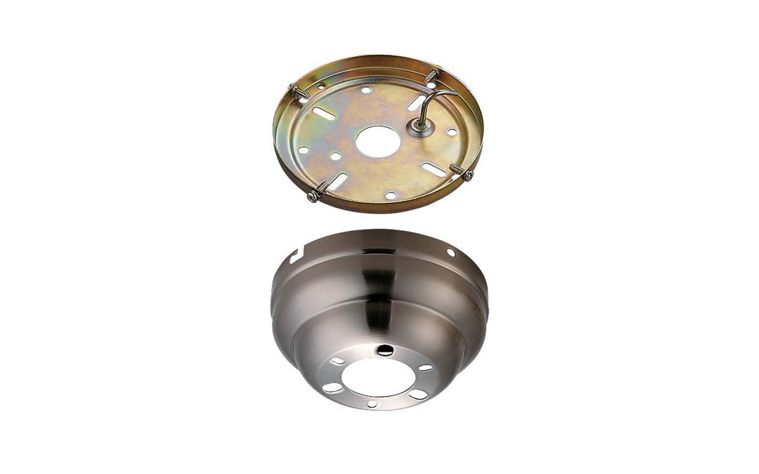 Visual Comfort Fan MC90BS Universal Canopy Kit Flush Mount Canopy Decor Pewter, Nickel, Silver