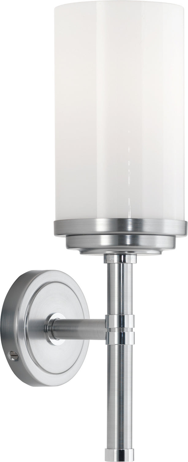 Robert Abbey Halo C1324 Wall Sconce Light - Brushed Chrome w/Polished Chrome