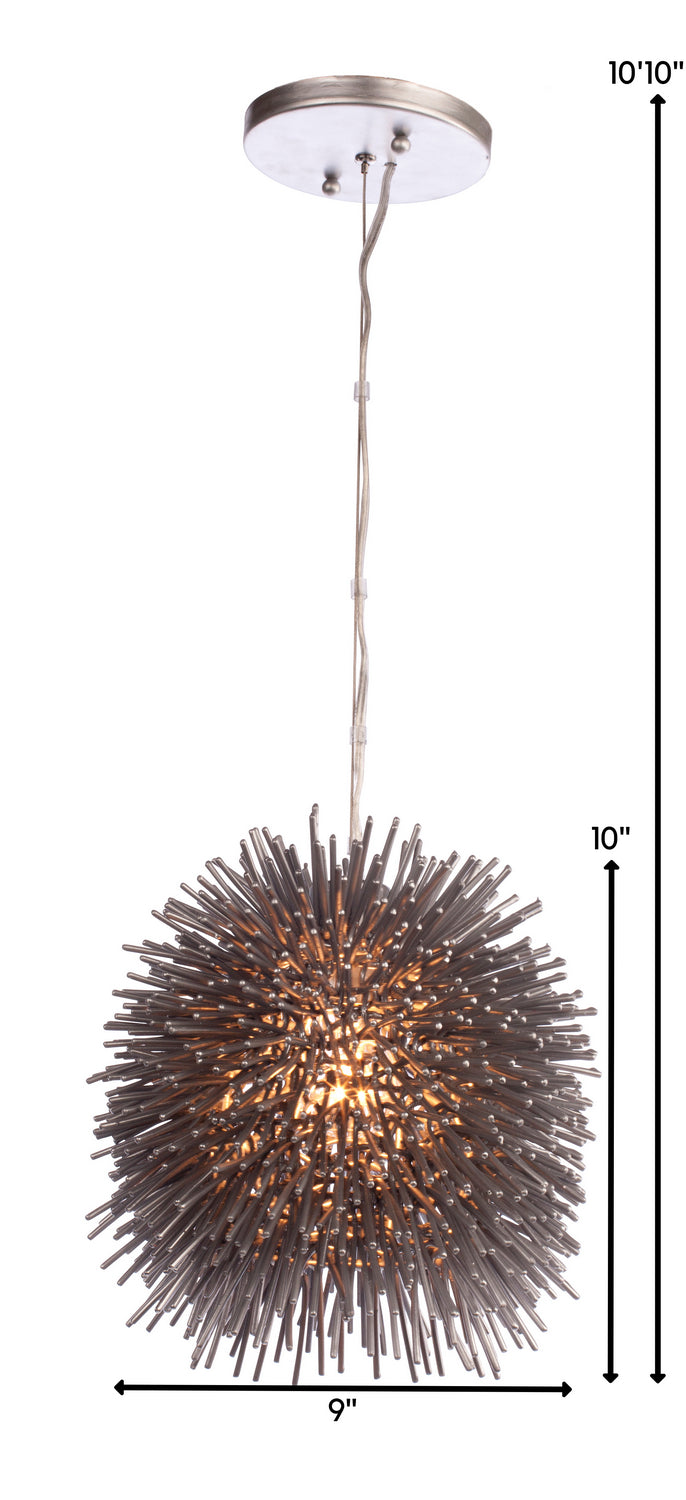 Varaluz Urchin 169M01CH Pendant Light - Painted Chrome