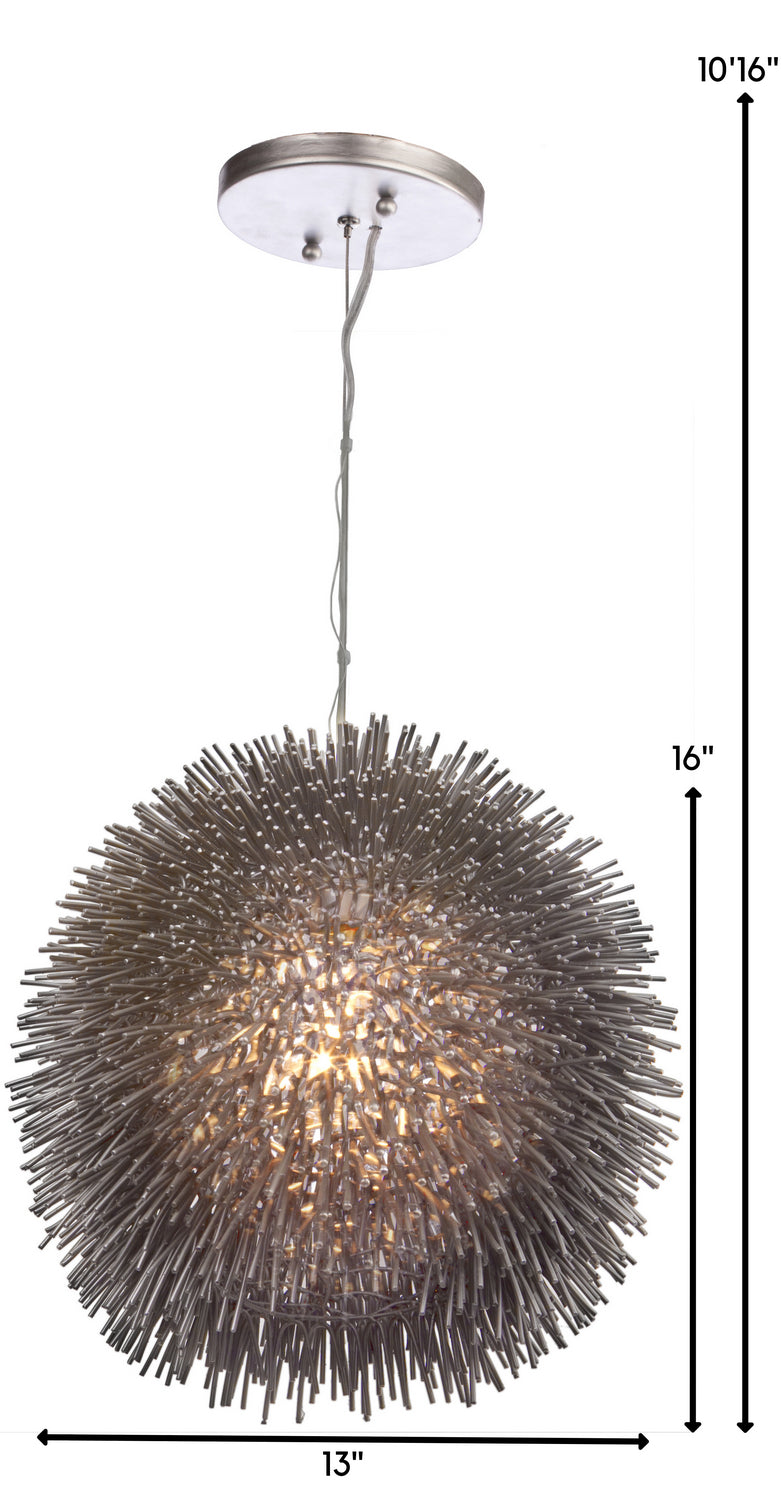 Varaluz Urchin 169P01CH Pendant Light - Painted Chrome