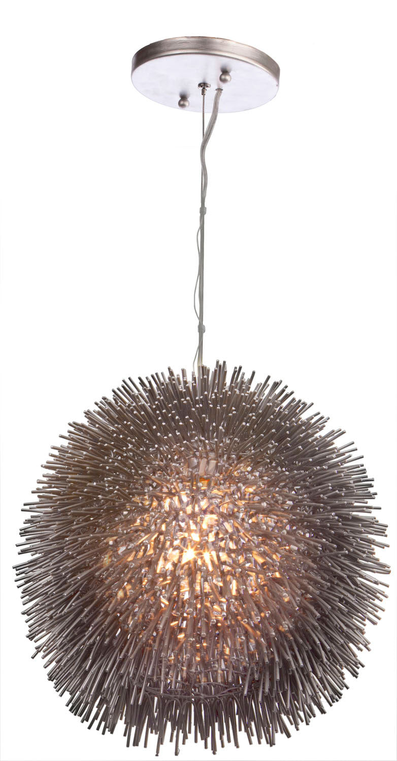 Varaluz Urchin 169P01CH Pendant Light - Painted Chrome