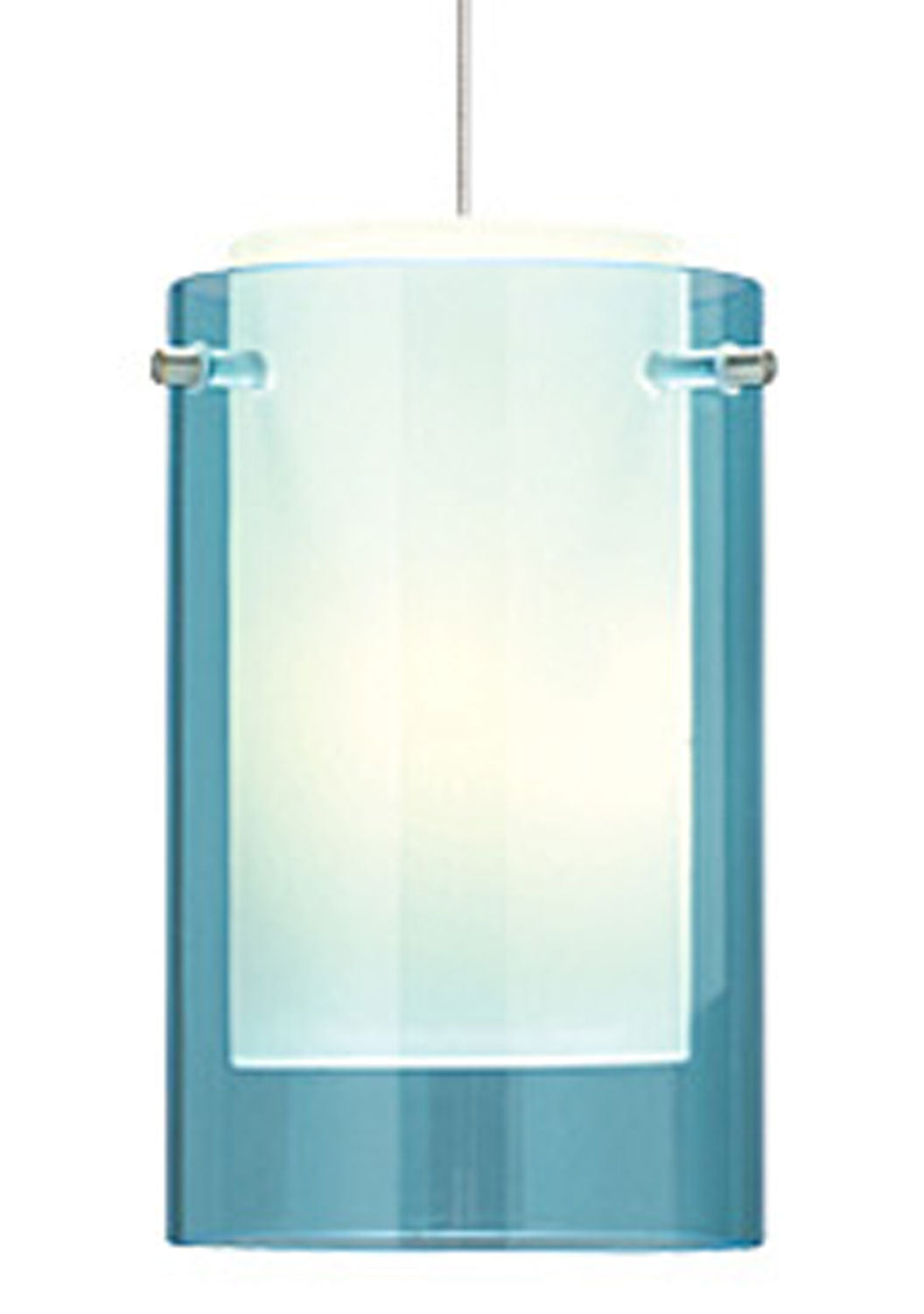 Visual Comfort Modern Mini Echo 700FJECPQS Pendant Light - Satin Nickel