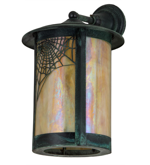 Meyda Tiffany Lighting 34160 Fulton One Light Wall Sconce Outdoor Bronze / Dark