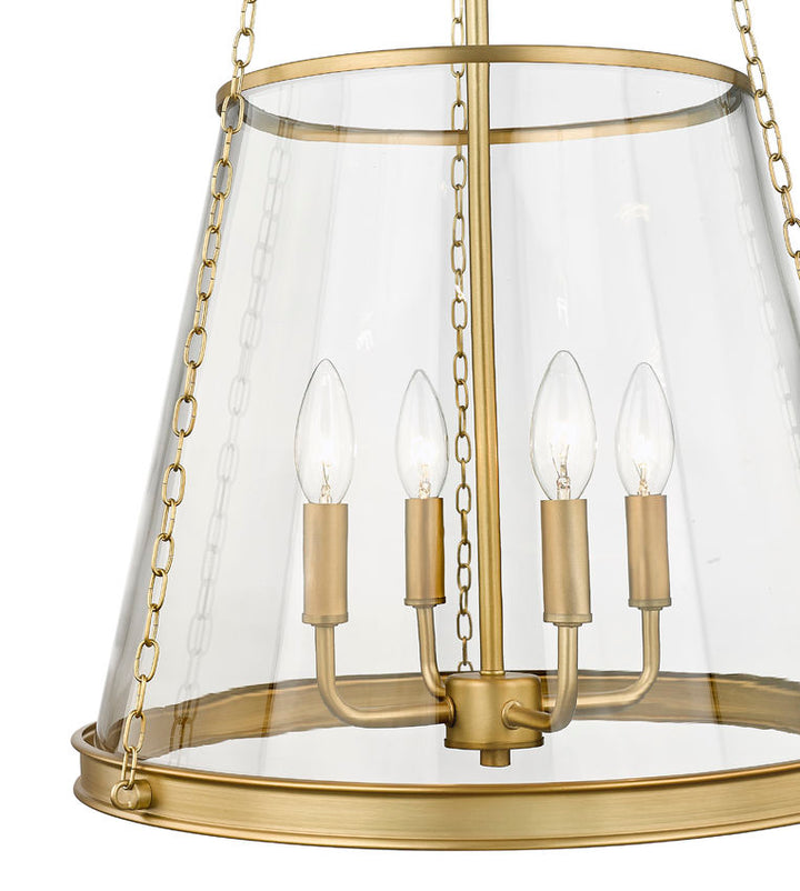 Z-Lite Prescott 341P18-RB Pendant Light - Rubbed Brass