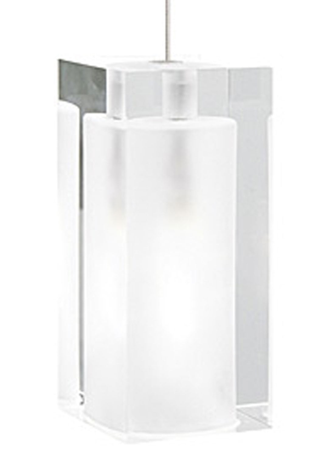 Visual Comfort Modern 700FJSLDFC Solitude Pendant One Light Pendant Track Light Chrome