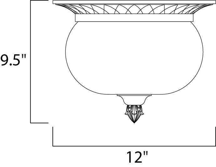 Maxim Lighting 3429WGOB  Carriage House Dc Outdoor Oriental Bronze