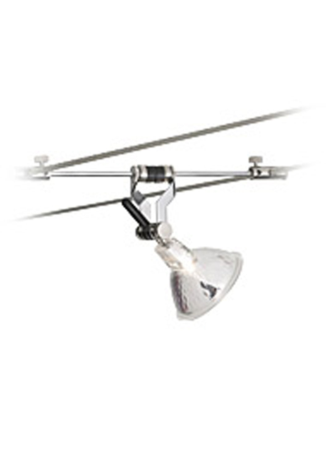 Visual Comfort Modern 700KPIV03S K-Pivot Head Track Light Pewter, Nickel, Silver