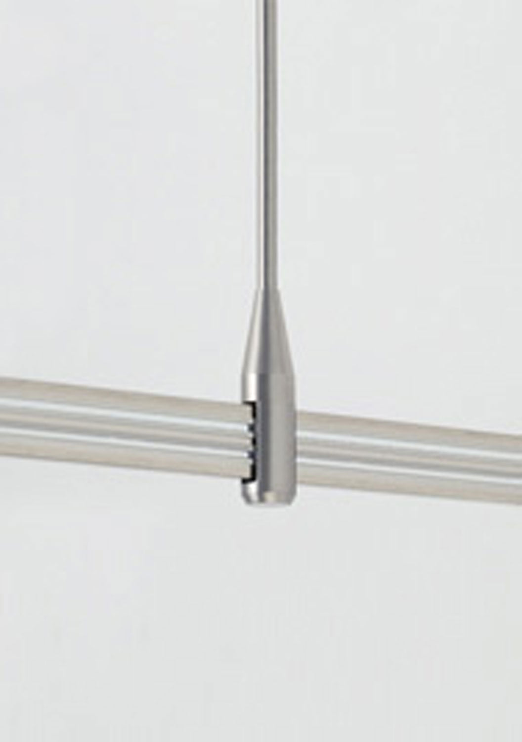 Visual Comfort Modern 700MO2S03Z  Two-Circuit Monorail Rigid Standoff Track Light Bronze / Dark