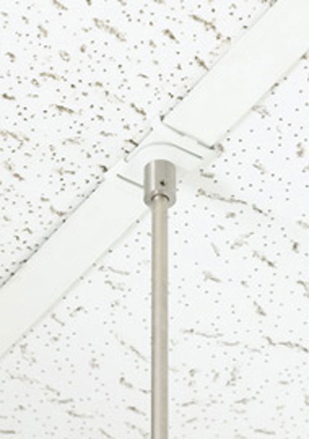 Visual Comfort Modern 700MO2TBAR9CW T-Bar Clip Two-Circuit Monorail T-Bar Connector Track Light White