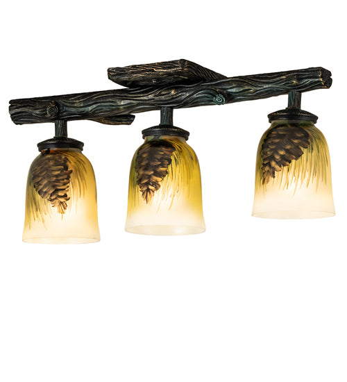 Meyda Tiffany Pinecone 34470 Pendant Light - Antique Brass