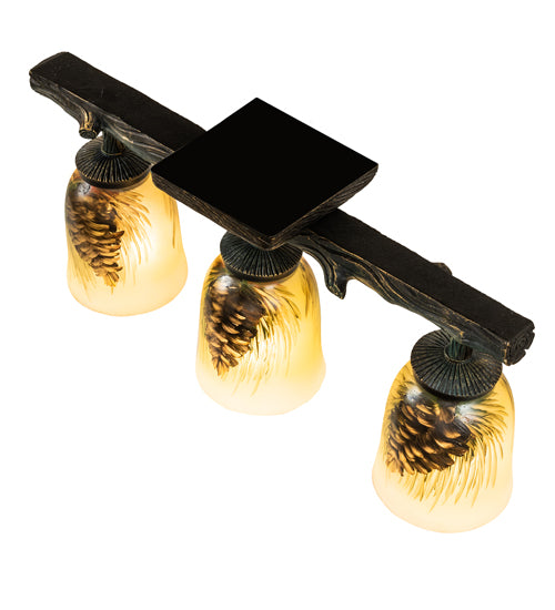 Meyda Tiffany Pinecone 34470 Pendant Light - Antique Brass