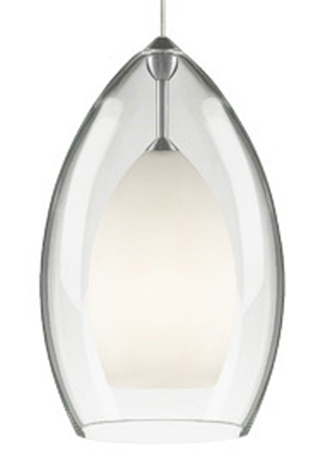 Visual Comfort Modern Fire Grande Pendant 700TDFIRGPCW Pendant Light - White