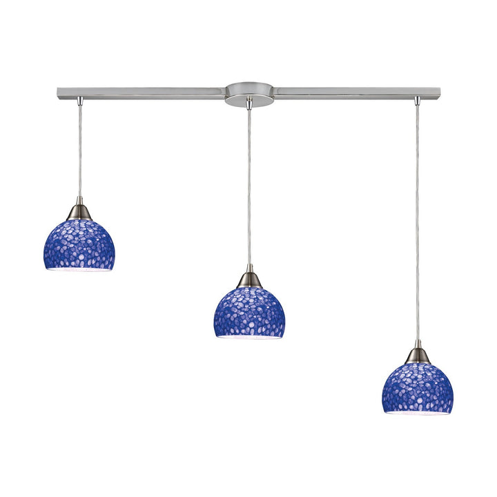 Elk Cira 10143/3L-PB Pendant Light - Satin Nickel