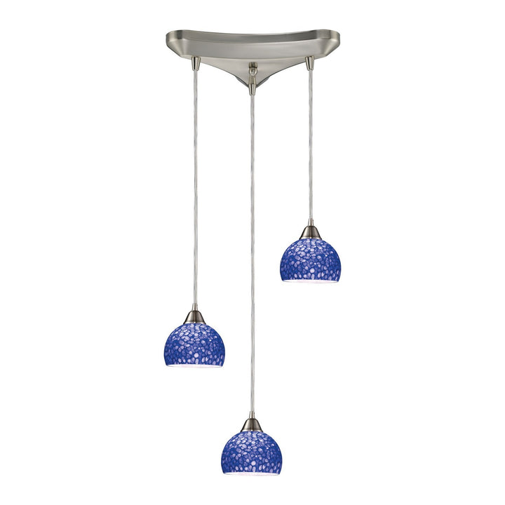 Elk Cira 10143/3PB Pendant Light - Satin Nickel