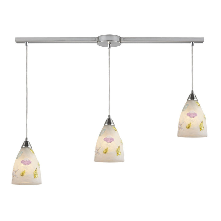 Elk Seashore 20000/3L Pendant Light - Satin Nickel