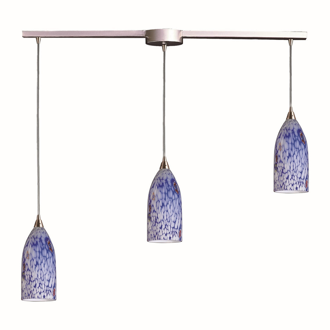 Elk Verona 502-3L-BL Pendant Light - Satin Nickel