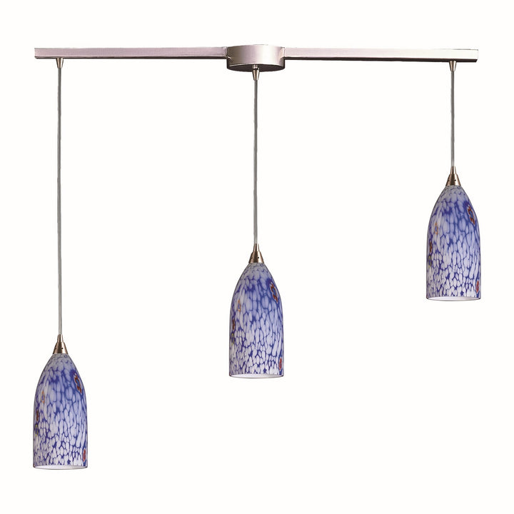 Elk Verona 502-3L-BL Pendant Light - Satin Nickel