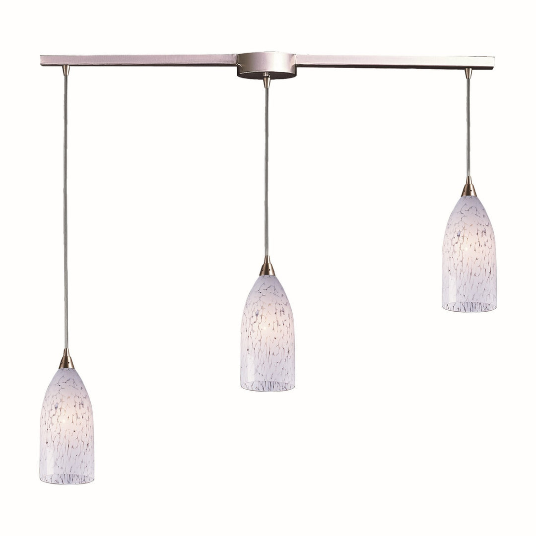 Elk Verona 502-3L-SW Pendant Light - Satin Nickel