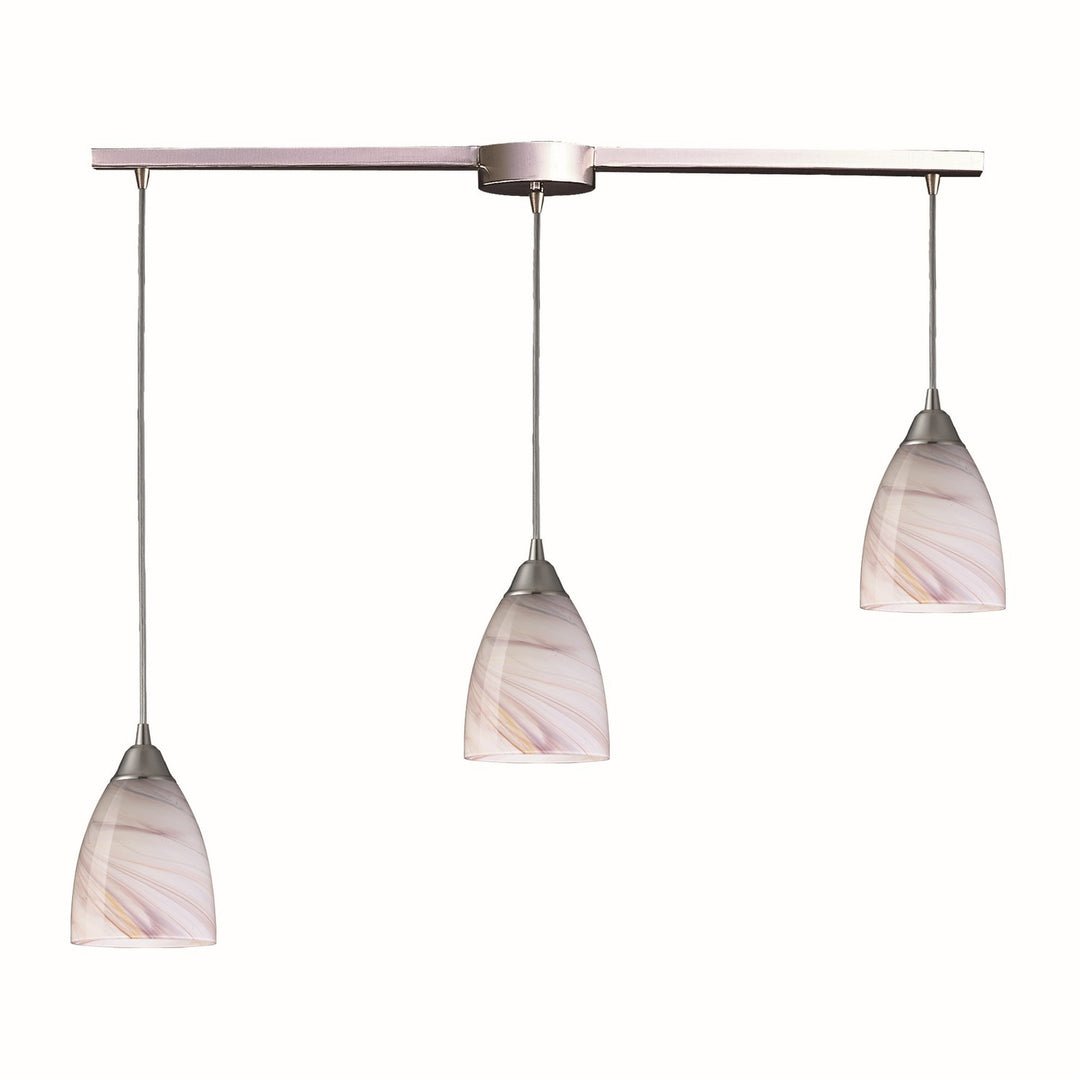 Elk Pierra 527-3L-CR Pendant Light - Satin Nickel