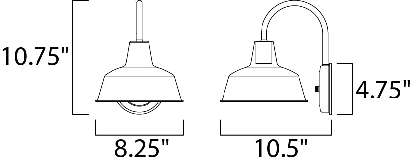 Maxim Lighting 35015BK  Pier M Outdoor Black