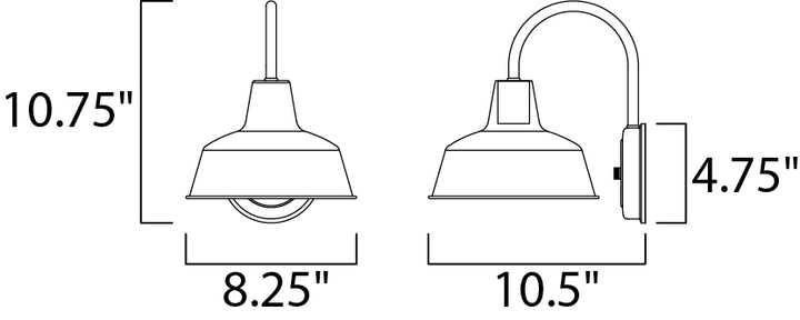 Maxim Lighting 35015BK  Pier M Outdoor Black