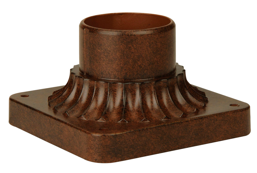 Craftmade Lighting Z200-AG  Post Adapter Cast Outdoor Aged Bronze Textured