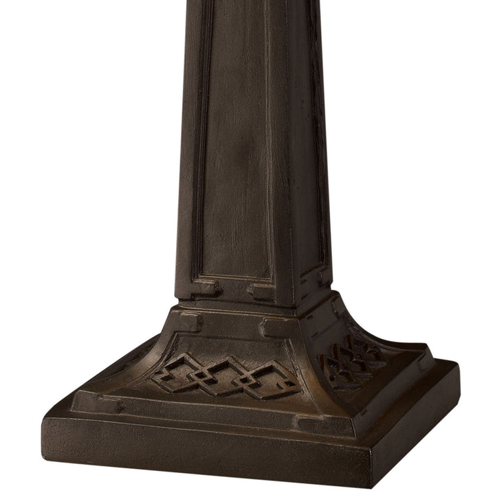 Elk Lighting D1858  Stone Filigree Lamp Tiffany Bronze