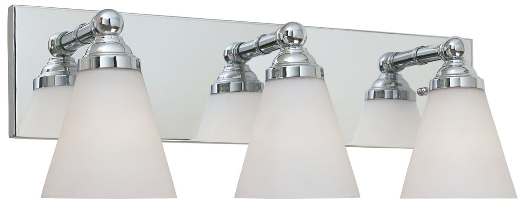 Designers Fountain Hudson 6493-CH Bath Vanity Light 22 in. wide - Chrome