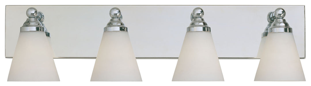 Designers Fountain Hudson 6494-CH Bath Vanity Light 30 in. wide - Chrome