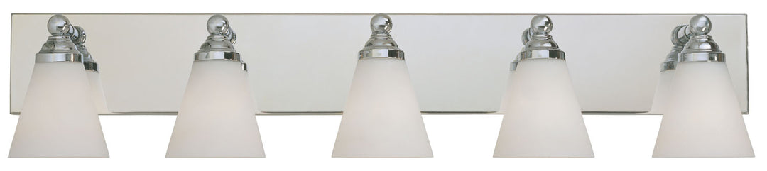 Designers Fountain Hudson 6495-CH Bath Vanity Light 38 in. wide - Chrome