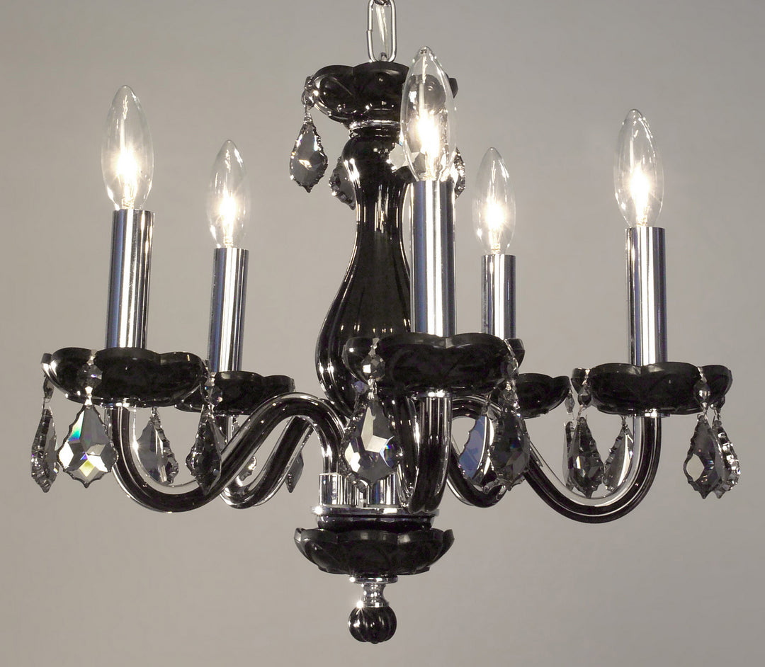 Classic Monaco 82045 BLK SMK Chandelier Light - Black