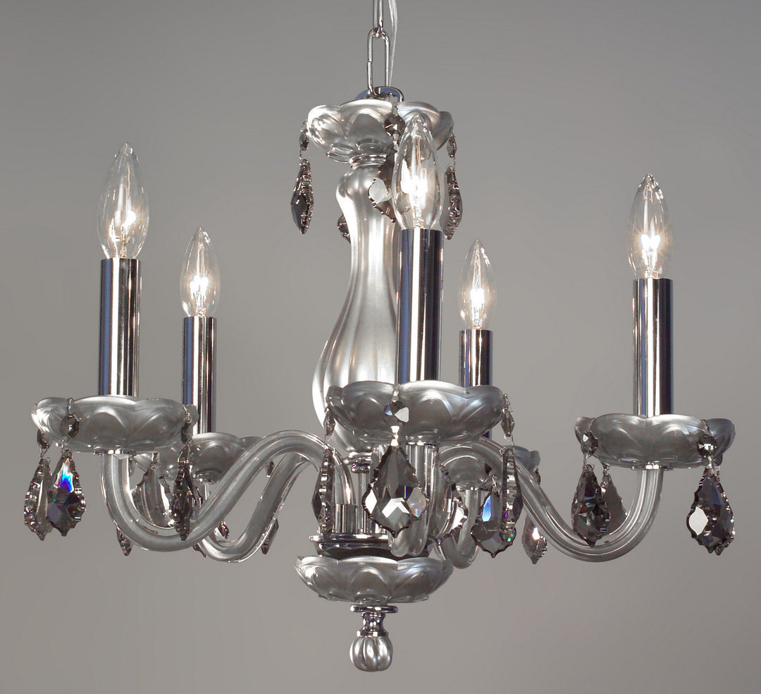 Classic Monaco 82045 SIL SMK Chandelier Light - Silver Painted