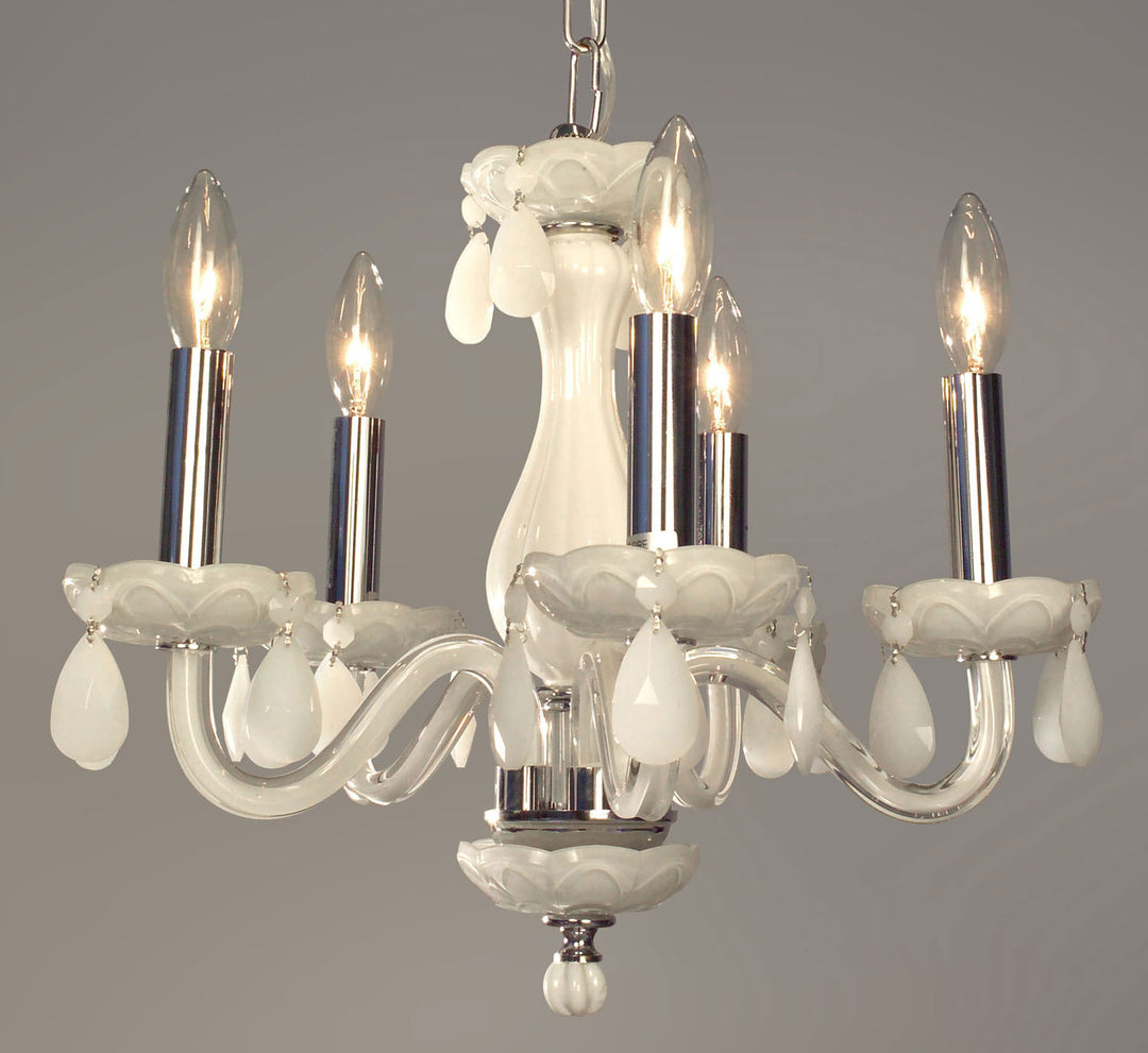 Classic Monaco 82045 WHT WH Chandelier Light - White