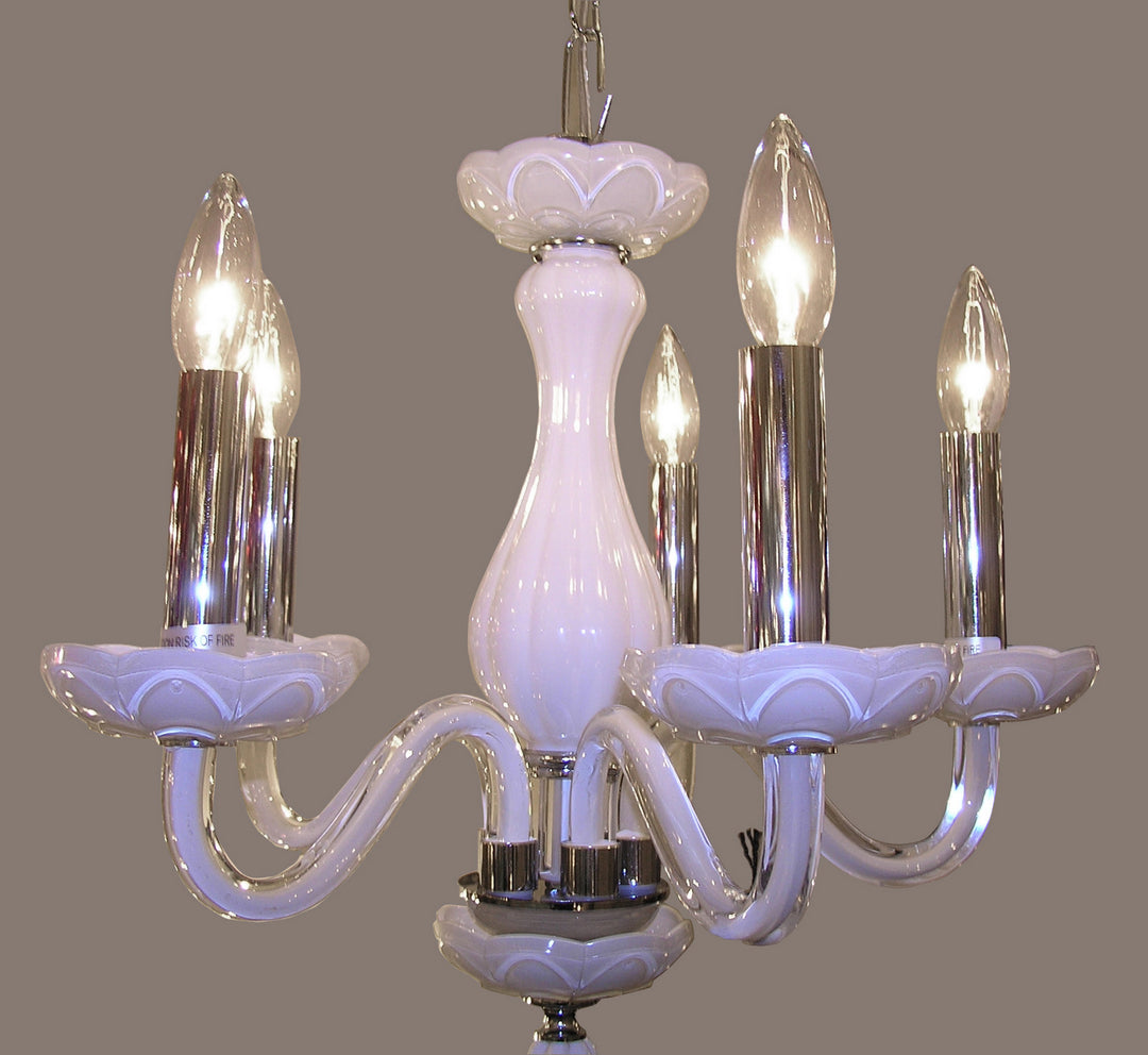 Classic Monaco 82045 WHT Chandelier Light - White