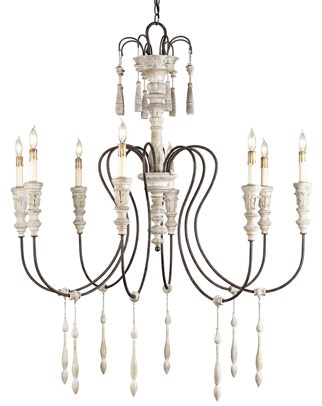 Bethel International Hannah 9120 Chandelier Light - Gold Antique Brass