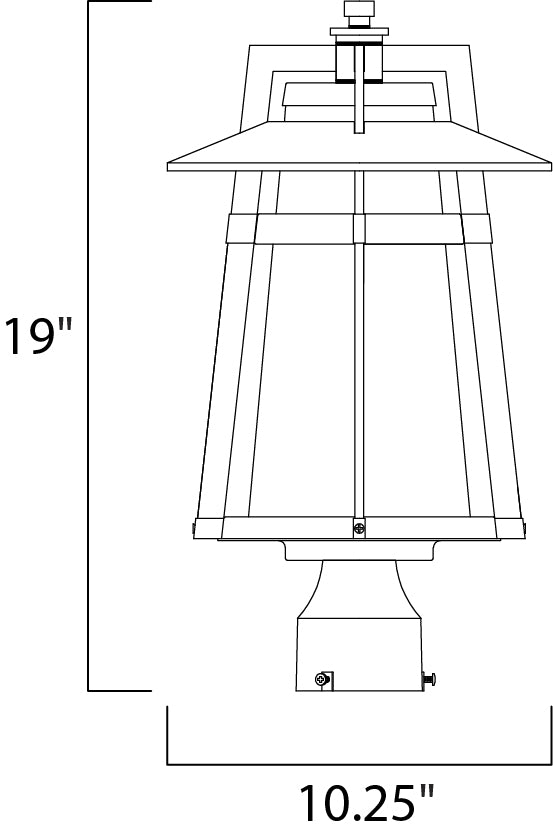 Maxim Lighting 3530SWAE  Calistoga Outdoor Adobe