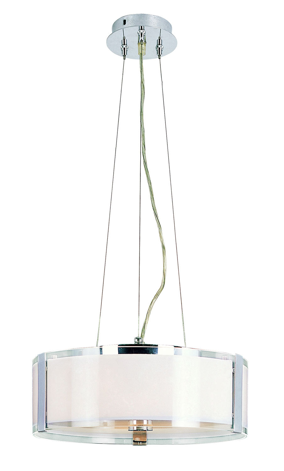 Trans Globe Imports Halo 2092 PC Pendant Light - Polished Chrome