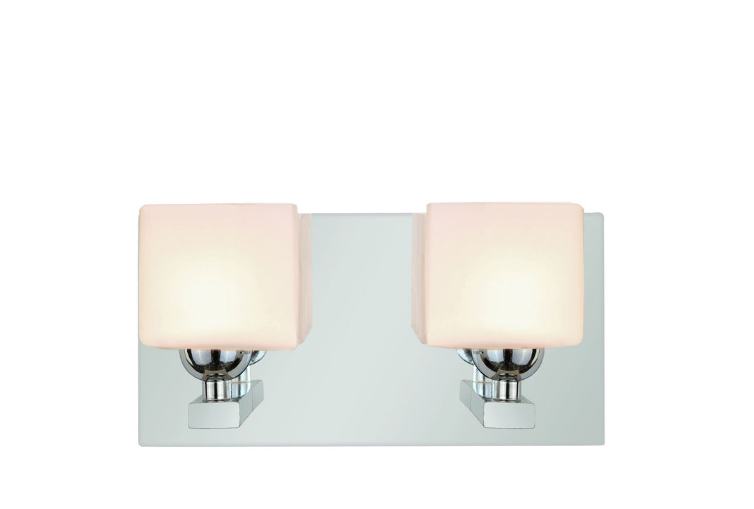Trans Globe Imports Vienna 2692 PC Bath Vanity Light 11 in. wide - Polished Chrome