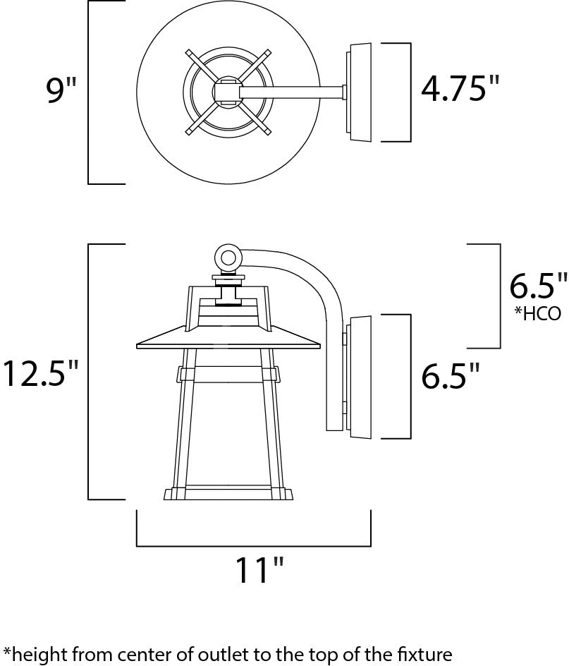 Maxim Lighting 3534SWAE  Calistoga Outdoor Adobe