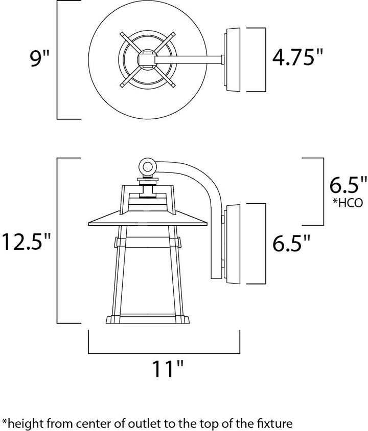 Maxim Lighting 3534SWAE  Calistoga Outdoor Adobe