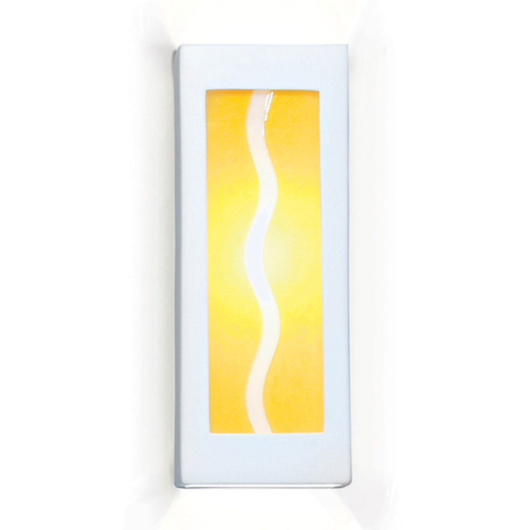 A-19 Jewel G1B Wall Sconce Light - Satin White