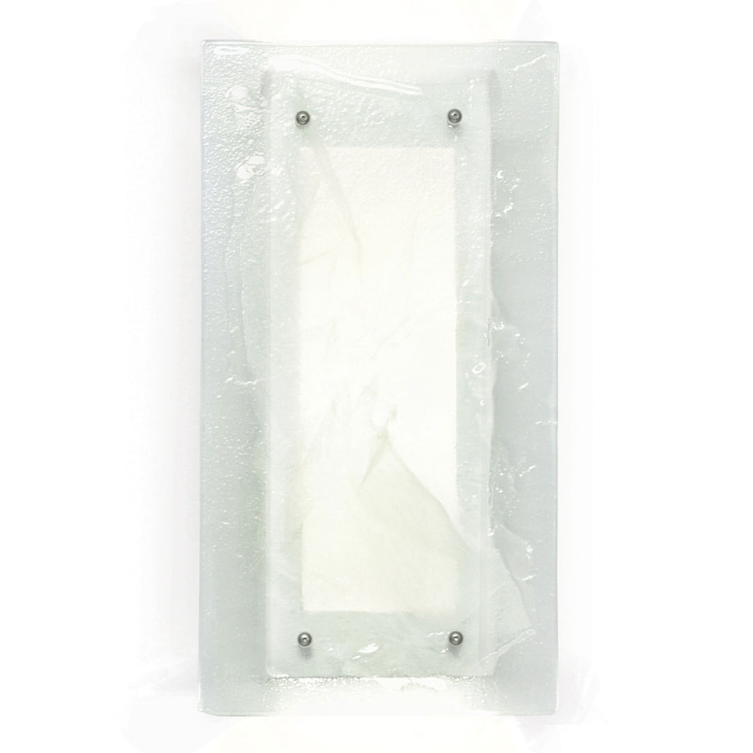 A-19 Jewel G2A Wall Sconce Light - Satin White