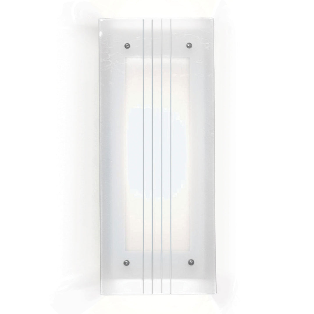 A-19 Jewel G2D Wall Sconce Light - Satin White