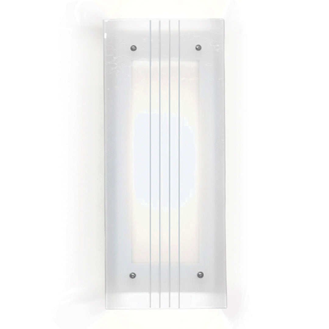 A-19 Jewel G2DADA Wall Sconce Light - Satin White