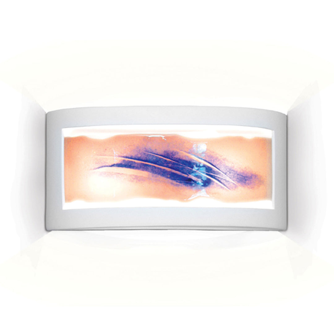 A-19 Jewel G4A Wall Sconce Light - Satin White