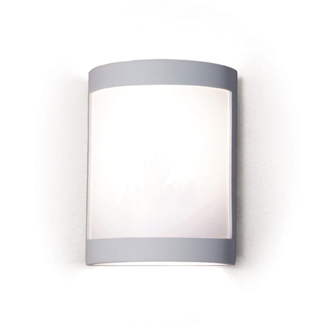 A-19 Silhouette F200 Wall Sconce Light - Satin White