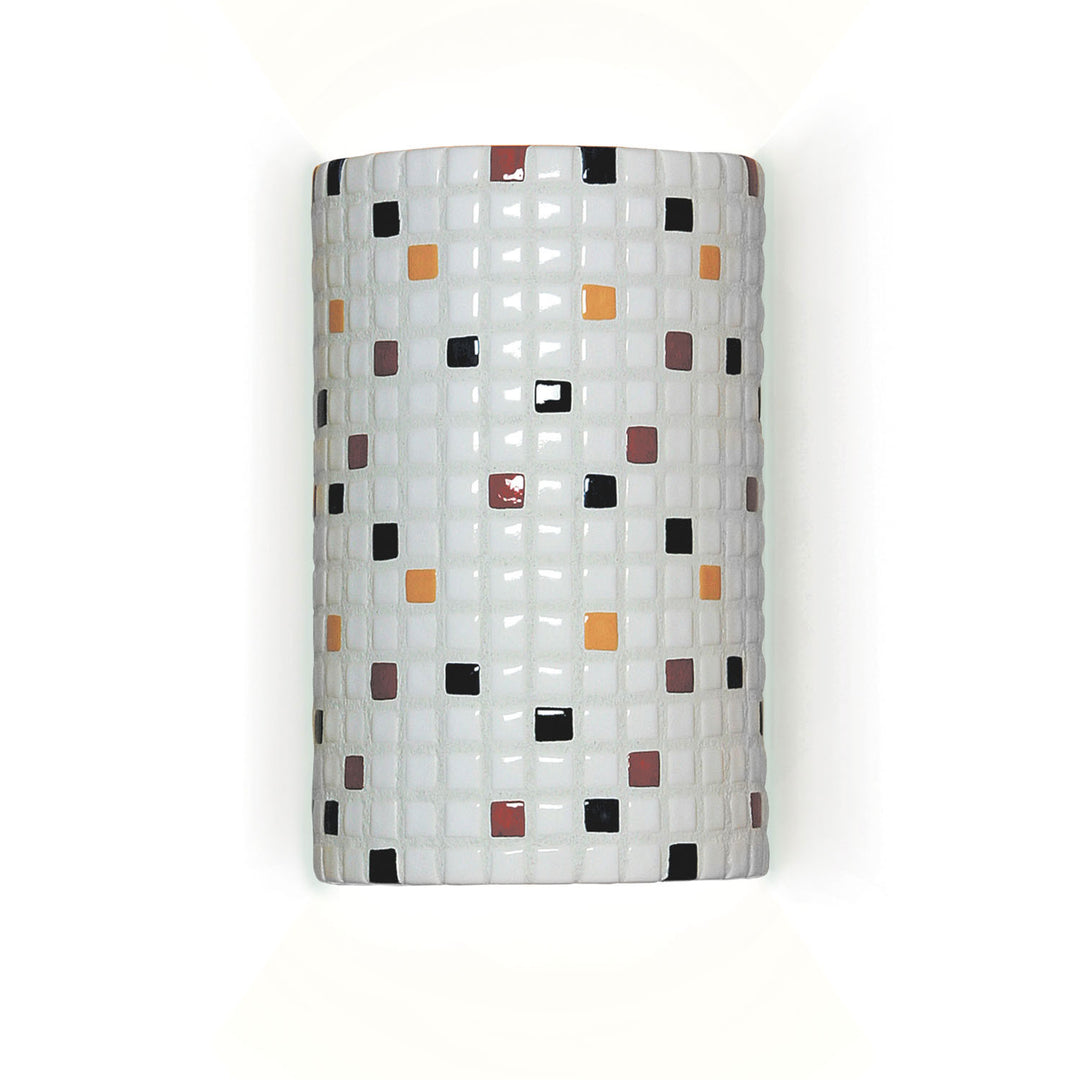 A-19 Mosaic M20308-MU Wall Sconce Light - Multicolor