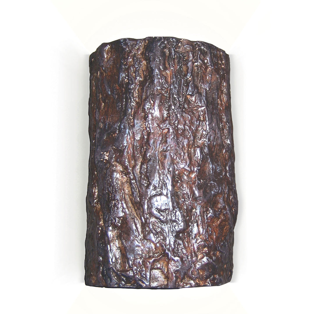 A-19 Nature N20302 Wall Sconce Light - Bark